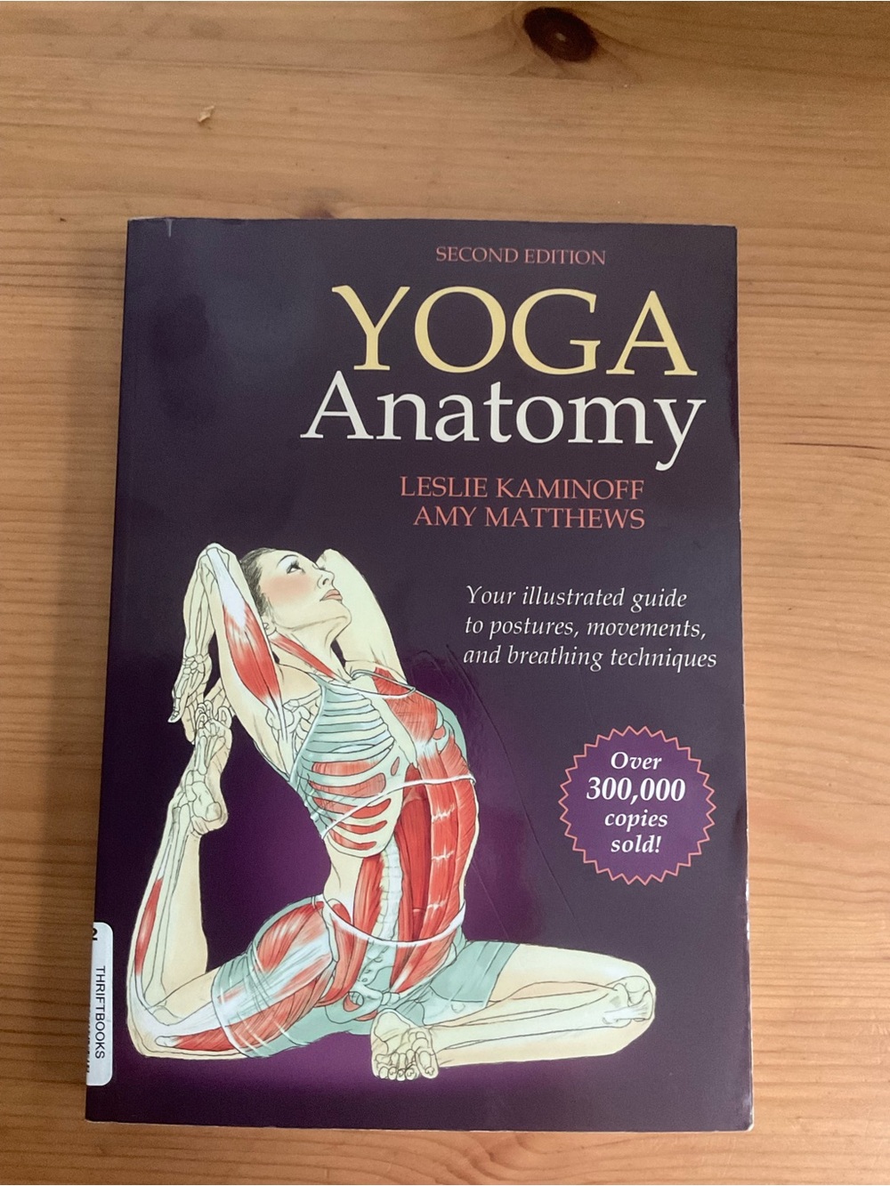Yoga Anatomy Book - Purple
